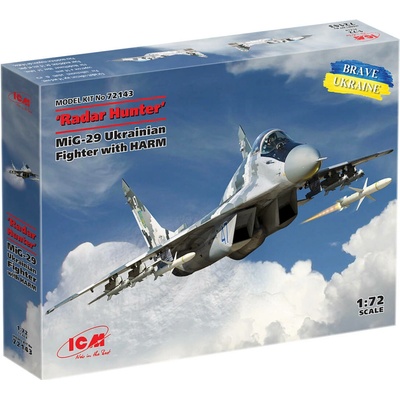ICM Radar Hunter MiG-29 '9-13 Ukrainian Fighter with HARM missiles 1:72