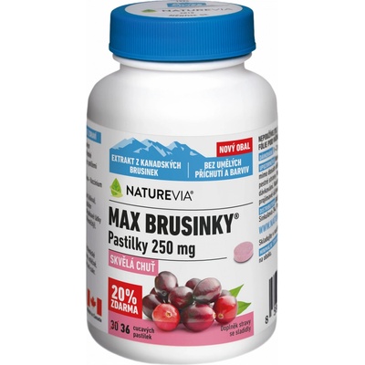 Swiss Max Brusinky pastilky 36 pastilek