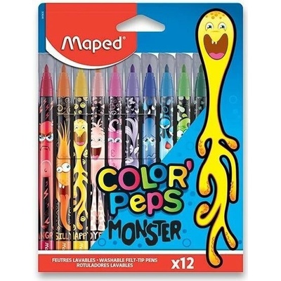 Fixy MAPED Color Peps Monster 12 farieb (845400)