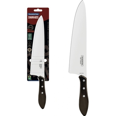 Nôž na mäso Tramontina Churrasco Polywood 25cm - hnedý