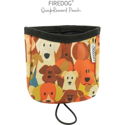 Firedog QuickReward vrecko na maškrty nylon Doggies oranžové