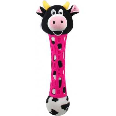 Be Fun TPR plyšová kravička 39 cm