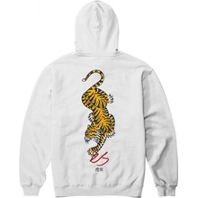 éS TIGER BLOCK HOODIE White