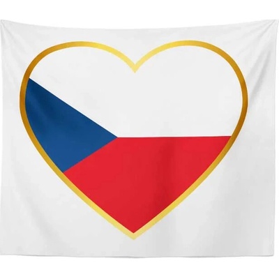 Sablio Deka Česká vlajka Srdcem za Česko 150x120