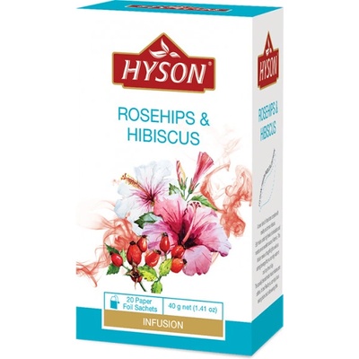 Hyson Rosehip & Hibiscus 20 vrecúšok