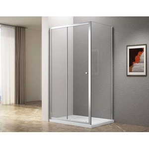 SAPHO Ugga - Душ кабина 140x90 см, прозрачно стъкло/хром ATS140-02 (ATS140-02)