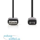 Nedis CCGB60510BK10 USB 2.0, A Zástrčka - Micro B Reverzibilní Zástrčka, 1m, černý
