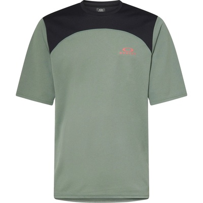 Oakley Мъжка фланелка с къс ръкав за колоездене Oakley Free Ride S/S Jersey Cycling jersey - Aviator Green - размер XXL (056-3221-0615)