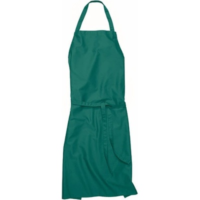 Workwear Verona 90 Dlouhá zástěra s laclem 00131-01 Evergreen