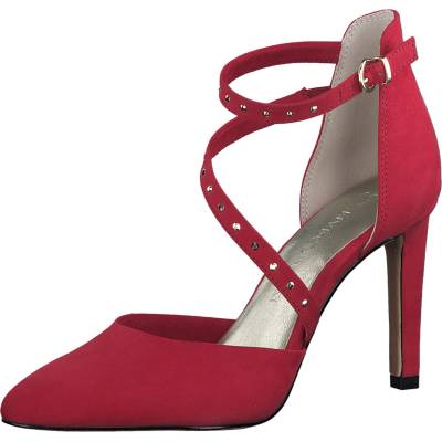 Marco Tozzi Дамски обувки на ток с отворена пета червено, размер 41
