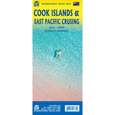 ITMB Publishing mapa Cook Islands / Eastern Pacific Cruising různá měřítka ITM