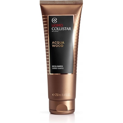 Collistar Uomo Acqua Wood Shower Shampoo sprchový šampón pre mužov 250 ml