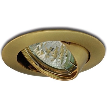 PANLUX Накланяща се лампа за вграждане 1xGU5, 3/50W/12V златист (PX0357)