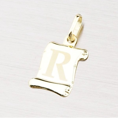 Zlatý přívěsek písmenko R 43-2064R