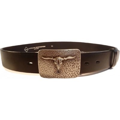 Opasek kožený AAW Belt Riley černý