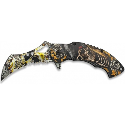 Albainox 18419 Skull Karambit
