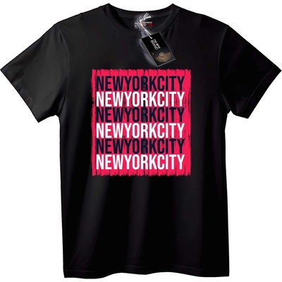 Тениска New York City повторение - 6XL, White