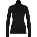 Icebreaker Дамско мериносово термобельо Icebreaker Women's 260 Tech L/S Half Zip Merino base layer - Black (115-2262-0113)