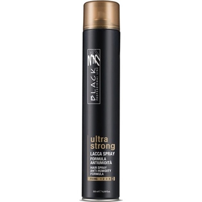 Black Lacca Spray Ultra Strong 500 ml Pevně tužící lak s leskem