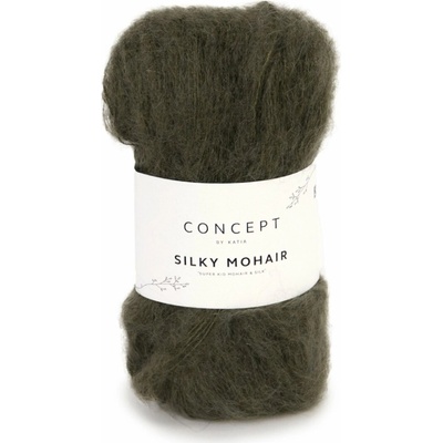 SILKY MOHAIR Katia Farby SILKY MOHAIR: 121 vojenská zelená