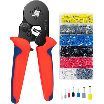 LogiLink Клещи за кримпване на гилзи Logilink WZ0068, за проводници 0, 25-6 мм, съдържа 1200 гилзи (WZ0068) (WZ0068)