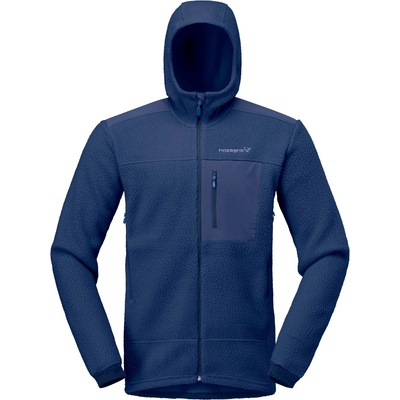 Norrøna Мъжко поларено яке Norrøna Trollveggen Warm3 Zip Hood Fleece jacket - Indigo Night (005-6810-0113)