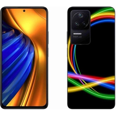 Pouzdro mmCase Xiaomi Poco F4 - neonové kruhy