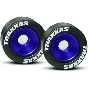 Traxxas Алуминиево колело за опорни колела Traxxas (Wheelie) синьо (2)