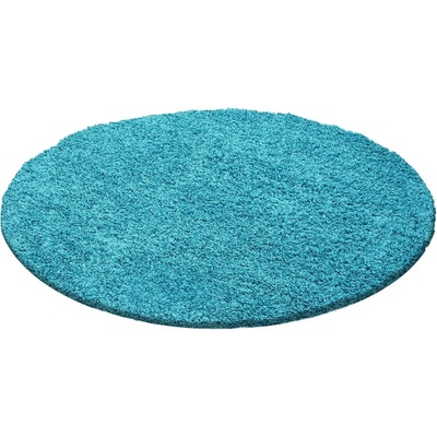 Ayyildiz Тюркоазен кръгъл килим ø 80 cm Life - Ayyildiz Carpets (LIFE80801500TURKIS)