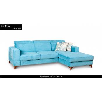 Image 1 of Rudi-an Ъглов диван Verona BM, с ракла, разтегателен