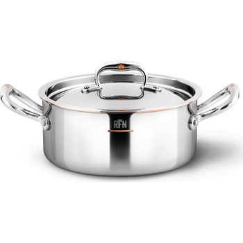Ruffoni Съдове за готвене CON CUORE 16 см, сребро, меден, Ruffoni (RUFCRA1607XL)