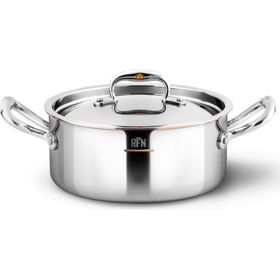 Ruffoni Съдове за готвене CON CUORE 16 см, сребро, меден, Ruffoni (RUFCRA1607XL)