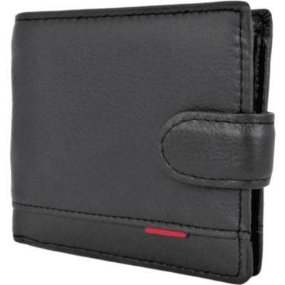 Черен мъжки портфейл от естествена кожа 808-16