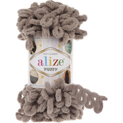 Alize Puffy 100g Farba: tmavá béžová 530
