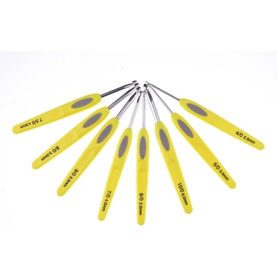 Háček kovový s plastovým držadlem žlutý MORA Varianta: 3 – Sleviste.cz