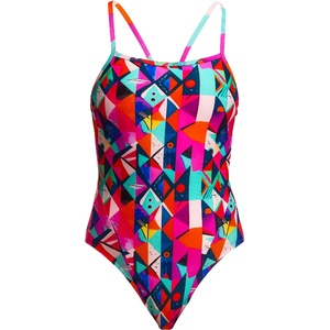 Funkita Дамски бански костюм Funkita Women's Single Strap One Piece Swimsuit - Art Dropout - размер 34 (EU) (150-5660-1512)