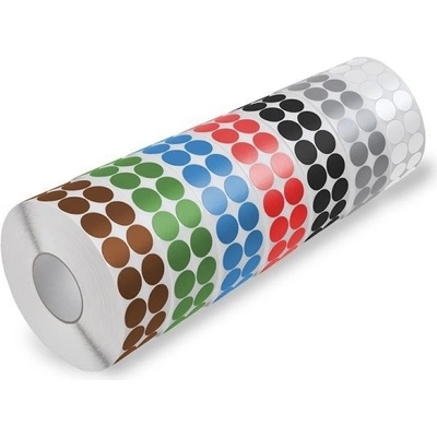 Hladké textilní body Standard WT-5561 – textil potažený PE, žlutá, pr. 30 mm, 4000 bodů