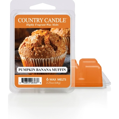 Country Candle Pumpkin Banana Muffin Vonný Vosk 64 g