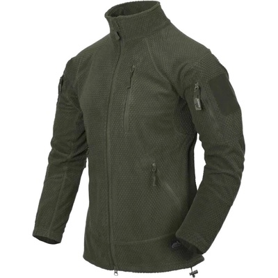 Mikina Helikon-Tex Alpha fleece Tactical olivová – Zboží Mobilmania