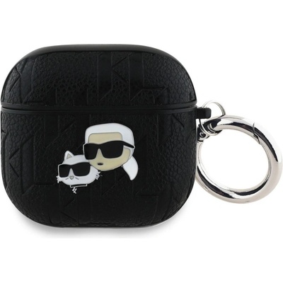 Karl Lagerfeld Monogram Karl & Choupette Head Case for AirPods 4 KLA4PGKCPK
