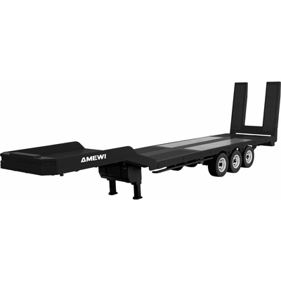 Amewi RC Flatbed Semi-Trailer 3-Axles for Scania black 1/18 RTR