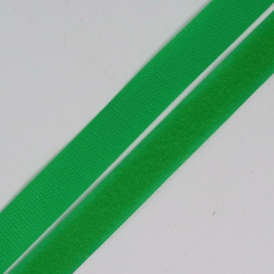 Suchý zip háček + plyš 20 mm zelený, návin 25m