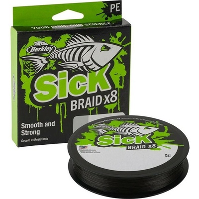 Berkley Šnúra Sick Braid x8 Black 0,06mm 5,4kg 150m