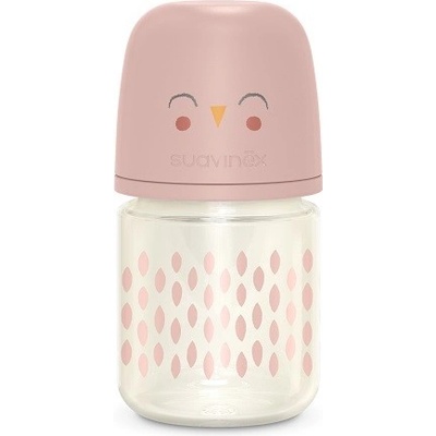 Suavinex láhev sklo Bonhomia fyziologická SX Pro SF růžová 120ml