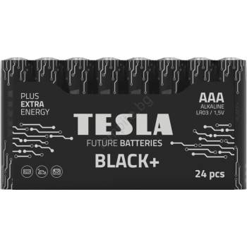 Image 1 of TESLA - 24 бр. Алкална батерия AAA BLACK+ 1, 5V 1200 mAh (TS0008)