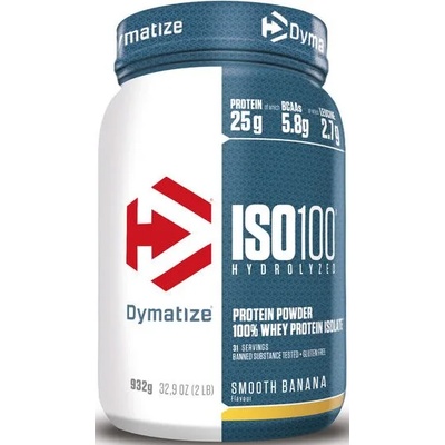 Dymatize ISO 100, smooth banana, 932 g, Dymatize (25180502)