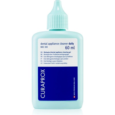 CURAPROX BDC 100 почистващ разтвор за зъбни протези Daily 60ml