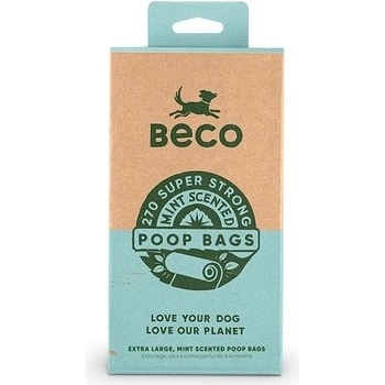 Beco Vrecká na exkrementy s pepermintovou arómou ekologické 270 ks