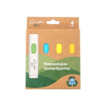 Image 1 of Sentio Текст маркери рециклирани Eco 4бр