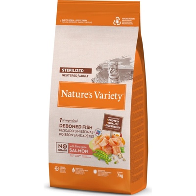 Natures Variety No Grain Sterilized nórsky losos 7 kg